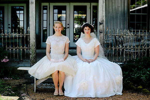 Stunning, Authentic, Pastel, Vintage Wedding at The Prairie by Rachel Ashwell // onefabday.com