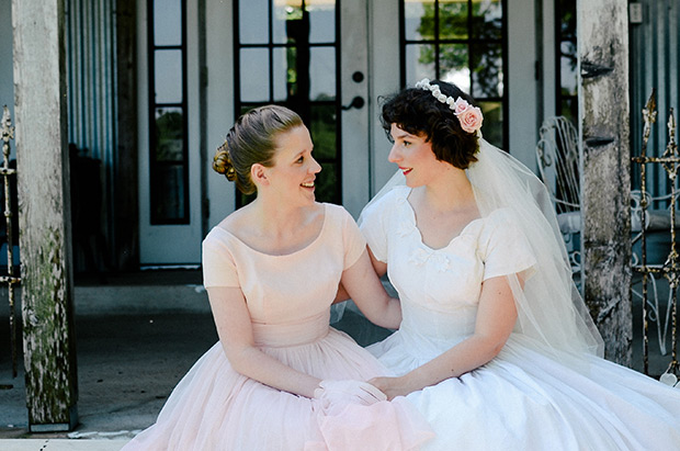 Stunning, Authentic, Pastel, Vintage Wedding at The Prairie by Rachel Ashwell // onefabday.com