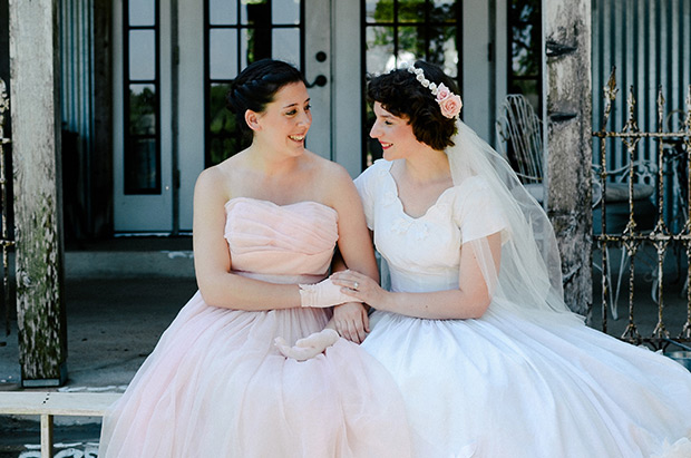 Stunning, Authentic, Pastel, Vintage Wedding at The Prairie by Rachel Ashwell // onefabday.com