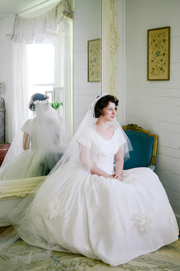 Stunning, Authentic, Pastel, Vintage Wedding at The Prairie by Rachel Ashwell // onefabday.com