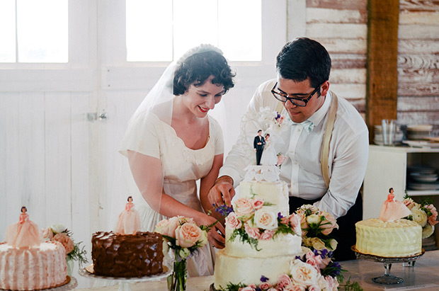 Stunning, Authentic, Pastel, Vintage Wedding at The Prairie by Rachel Ashwell // onefabday.com