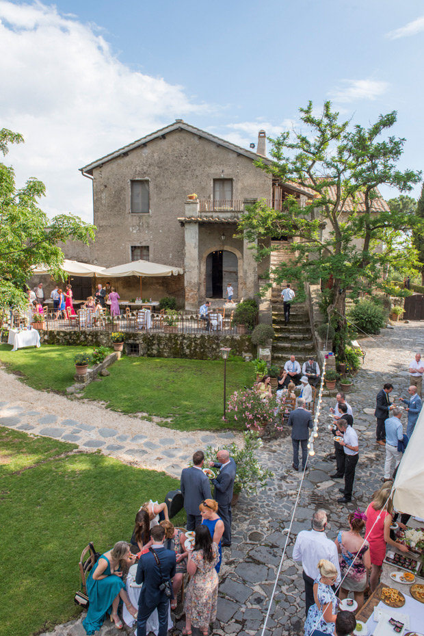 Borgo di Tragliata real wedding by John Lalor Photography // onefabday.com