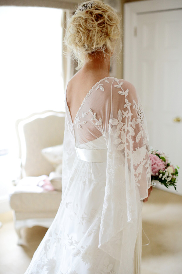 Delicate boho wedding at Ballymagarvey Village by Dasha Caffrey // onefabday.com