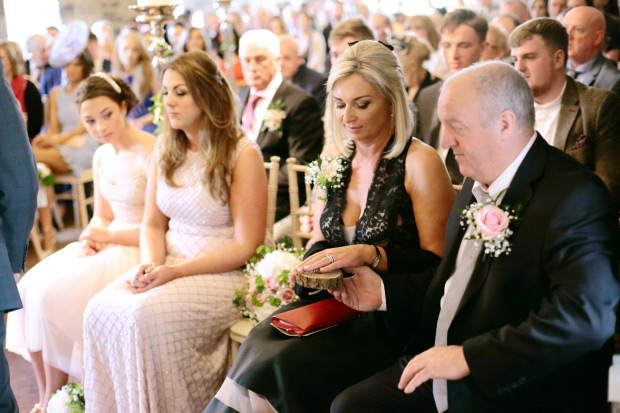 Delicate boho wedding at Ballymagarvey Village by Dasha Caffrey // onefabday.com