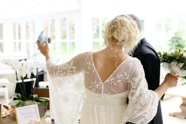 Delicate boho wedding at Ballymagarvey Village by Dasha Caffrey // onefabday.com