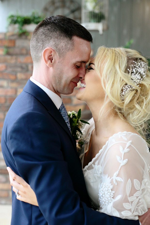 Delicate boho wedding at Ballymagarvey Village by Dasha Caffrey // onefabday.com