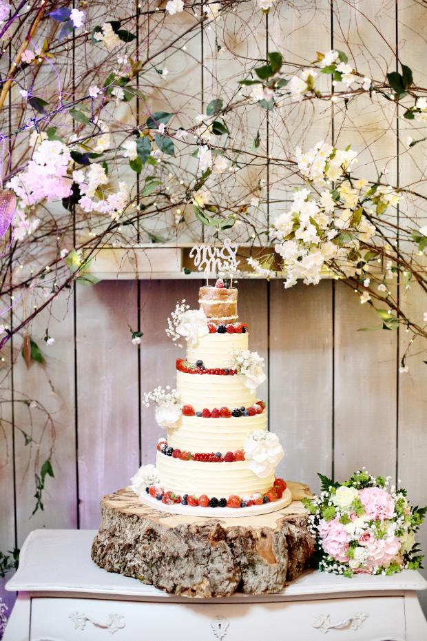 Delicate boho wedding at Ballymagarvey Village by Dasha Caffrey // onefabday.com