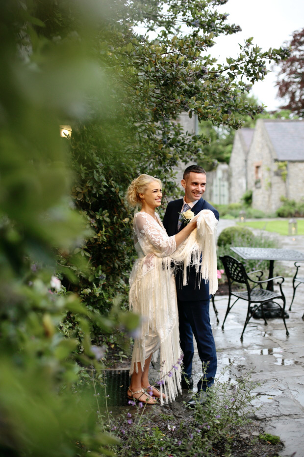 Delicate boho wedding at Ballymagarvey Village by Dasha Caffrey // onefabday.com