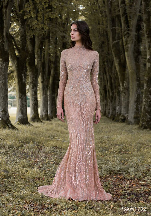 Paolo Sebastian wedding dress from the Autumn/Winter Collection 2017 - Gilded Wings Collection - see the rest of the collection on onefabday.com