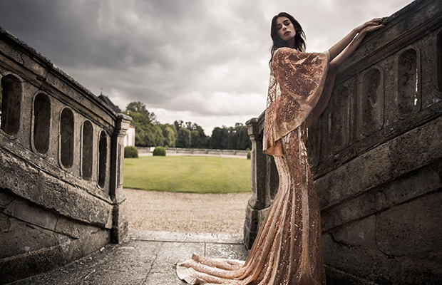 Paolo Sebastian wedding dress from the Autumn/Winter Collection 2017 - Gilded Wings Collection - see the rest of the collection on onefabday-com.go-vip.net