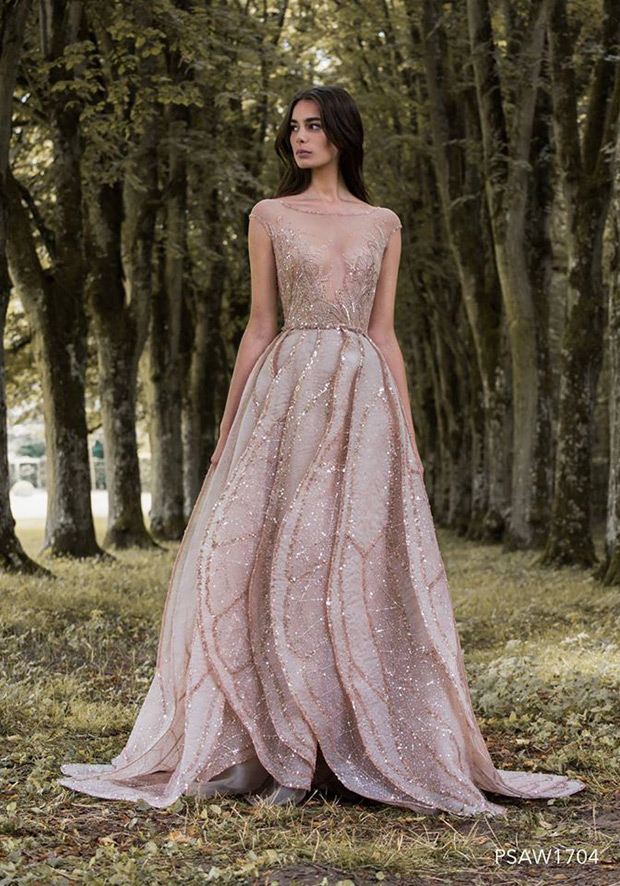 Paolo Sebastian wedding dress from the Autumn/Winter Collection 2017 - Gilded Wings Collection - see the rest of the collection on onefabday.com