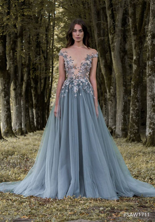 Paolo Sebastian wedding dress from the Autumn/Winter Collection 2017 - Gilded Wings Collection - see the rest of the collection on onefabday.com