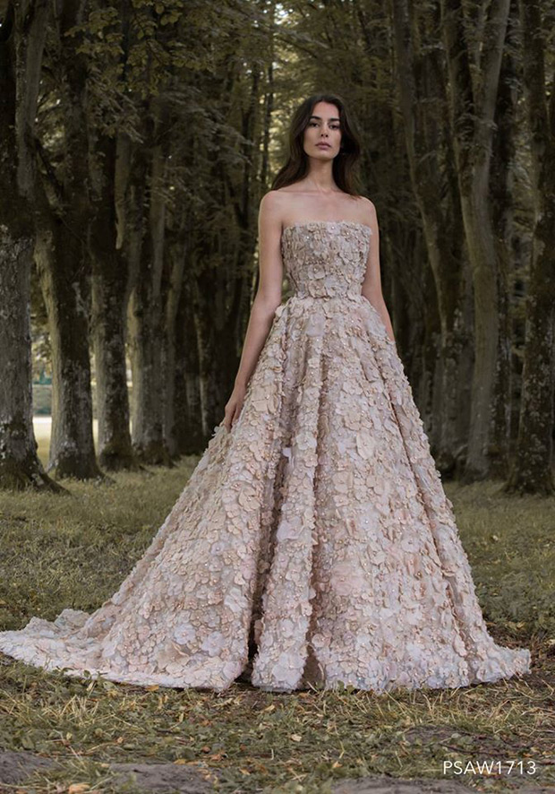 Paolo Sebastian wedding dress from the Autumn/Winter Collection 2017 - Gilded Wings Collection - see the rest of the collection on onefabday.com