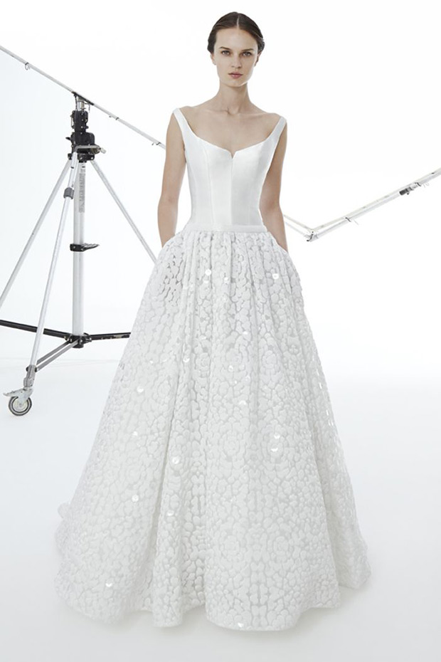 Asia wedding dress from Peter Langner Bridal Collection 2017 - Fabulous full skirt wedding dress - see the rest of the collection on onefabday.com