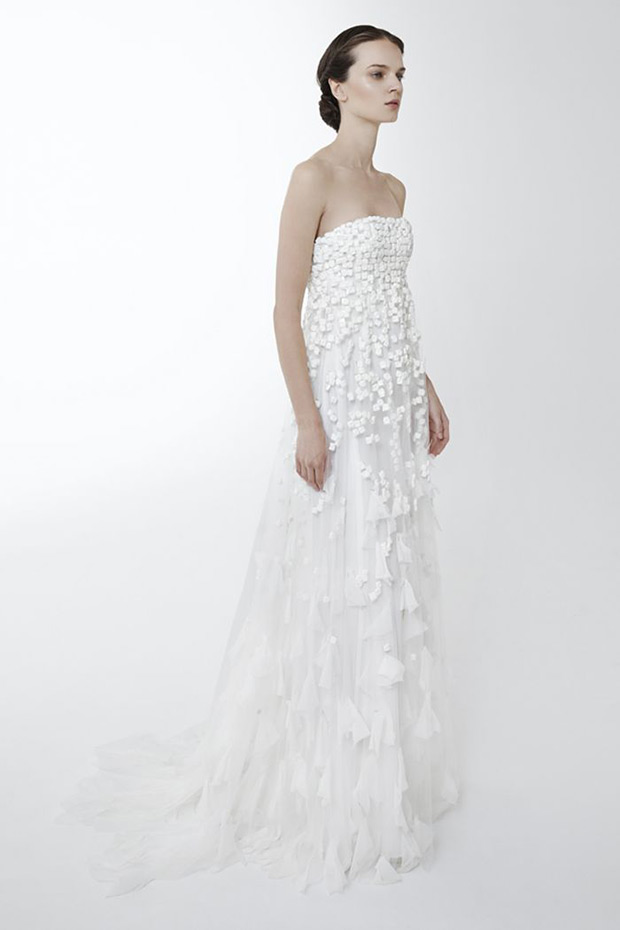 Ginger wedding dress from Peter Langner Bridal Collection 2017 - Dreamy applique wedding dress - see the rest of the collection on onefabday.com