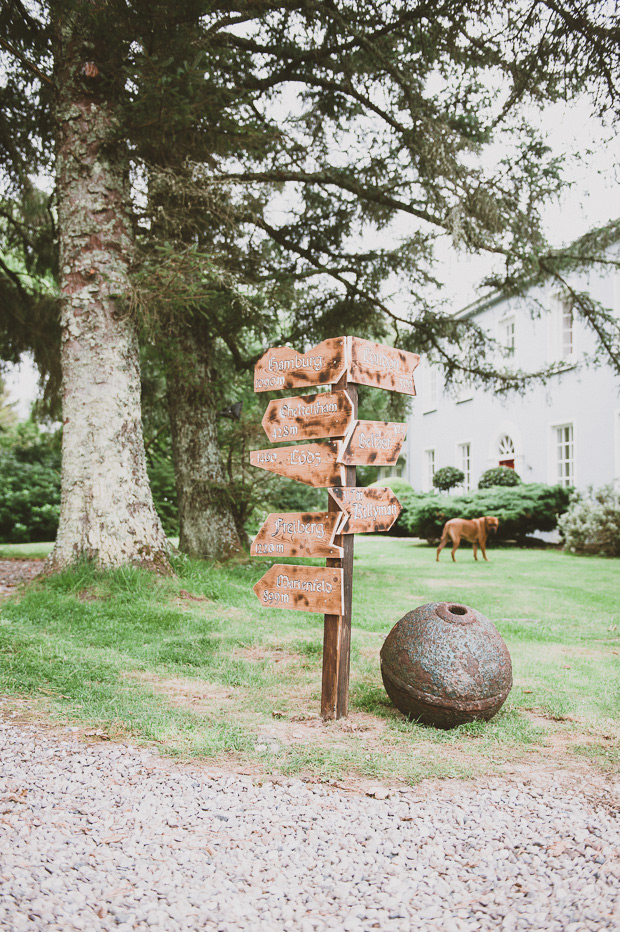 Pretty Real Wedding at Blairscove House and Restaurant by Ruth Leavett Photography // onefabday.com