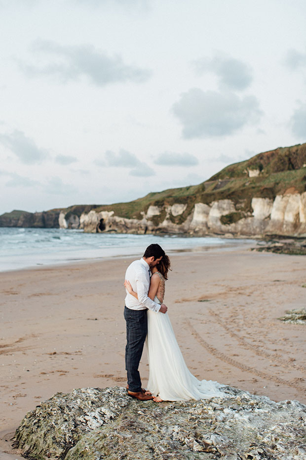 Sunset Beach Anniversary Shoot by Peter Carvill Photography // onefabday.com