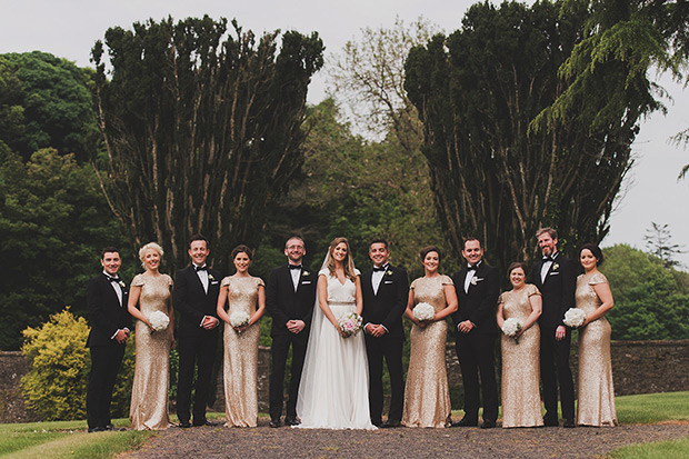 Glam Tankardstown House wedding by Weddings by KARA // onefabday.com