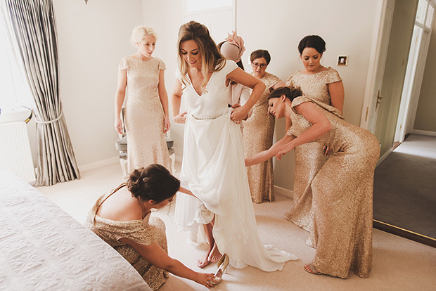 Glam Tankardstown House wedding by Weddings by KARA // onefabday.com