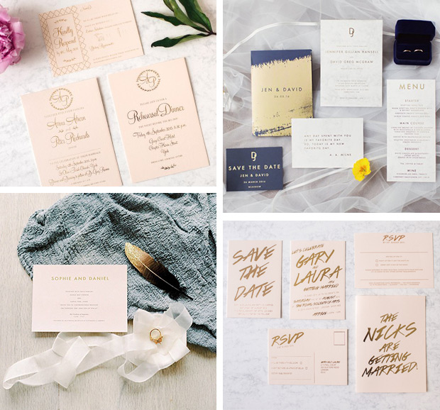 E.Y.I Love chic wedding stationery // onefabday.com