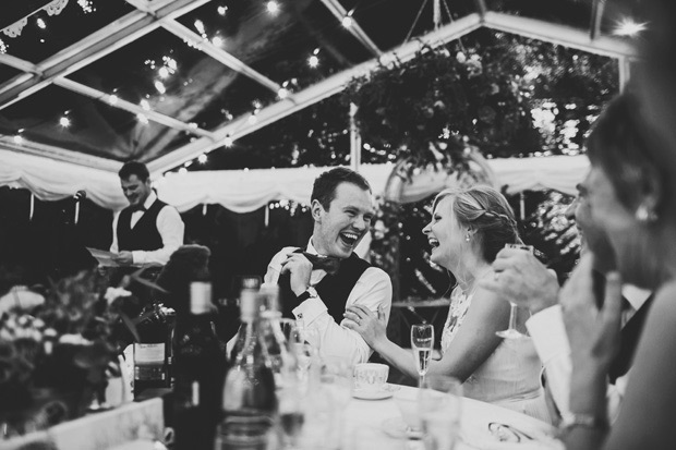 Flower-filled marquee wedding in Ireland by NavyBlur Photography // onefabday.com