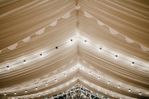 Flower-filled marquee wedding in Ireland by NavyBlur Photography // onefabday.com