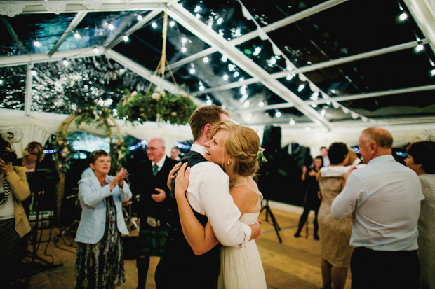 Flower-filled marquee wedding in Ireland by NavyBlur Photography // onefabday.com