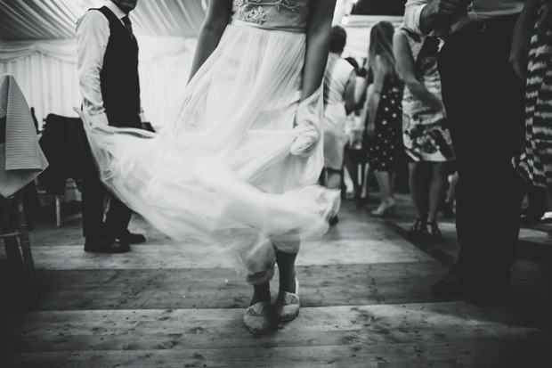 Flower-filled marquee wedding in Ireland by NavyBlur Photography // onefabday.com