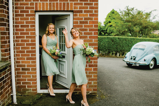 Flower-filled marquee Mussenden temple wedding in Ireland by NavyBlur Photography // onefabday.com