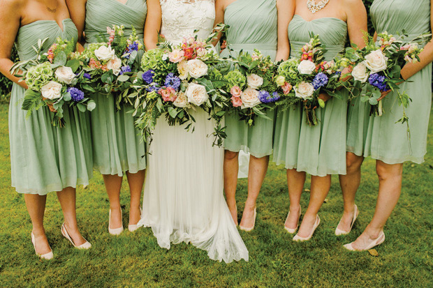 Flower-filled marquee wedding in Ireland by NavyBlur Photography // onefabday.com