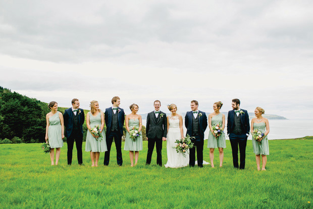 Flower-filled marquee wedding in Ireland by NavyBlur Photography // onefabday.com