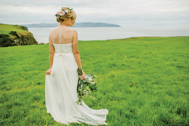 Flower-filled marquee wedding in Ireland by NavyBlur Photography // onefabday.com