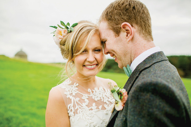 Flower-filled marquee wedding in Ireland by NavyBlur Photography // onefabday.com