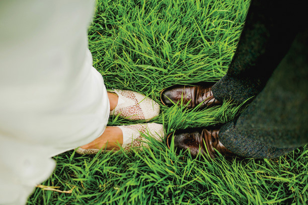 Flower-filled marquee wedding in Ireland by NavyBlur Photography // onefabday.com