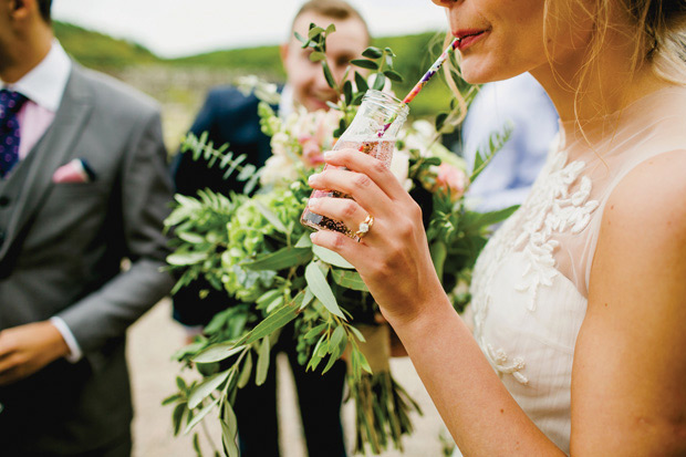 Flower-filled marquee wedding in Ireland by NavyBlur Photography // onefabday.com