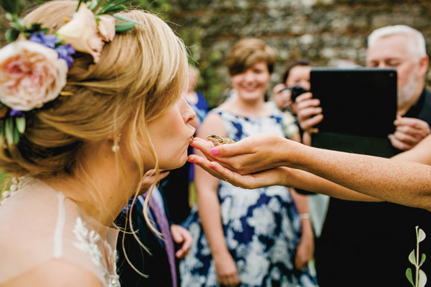 Flower-filled marquee wedding in Ireland by NavyBlur Photography // onefabday.com