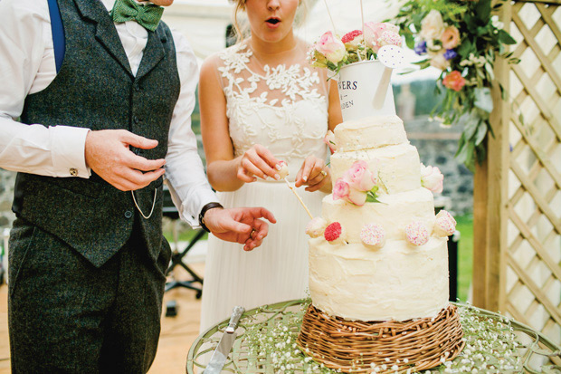 Flower-filled marquee wedding in Ireland by NavyBlur Photography // onefabday.com