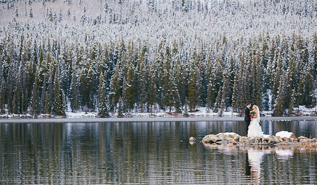 Jill Coursen Photography Winter Wedding /// onefabday.com