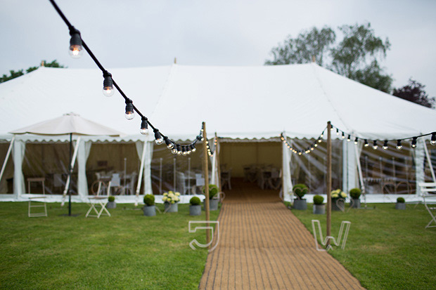 Pretty English Wedding at Home by Lily and Frank Photography // onefabday.com