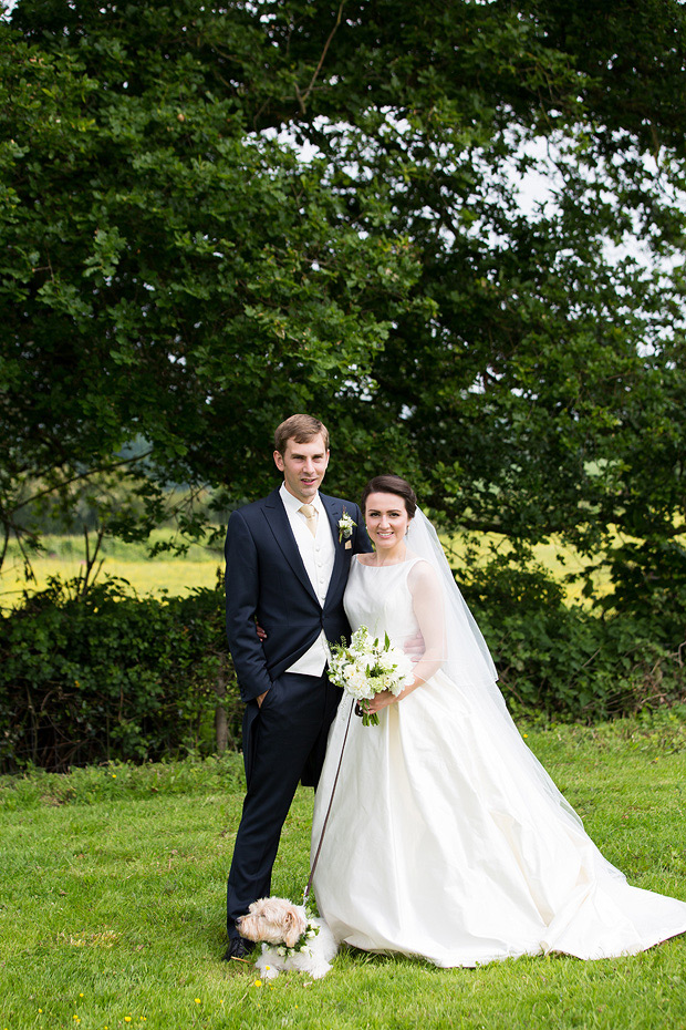 Pretty English Wedding at Home by Lily and Frank Photography // onefabday.com