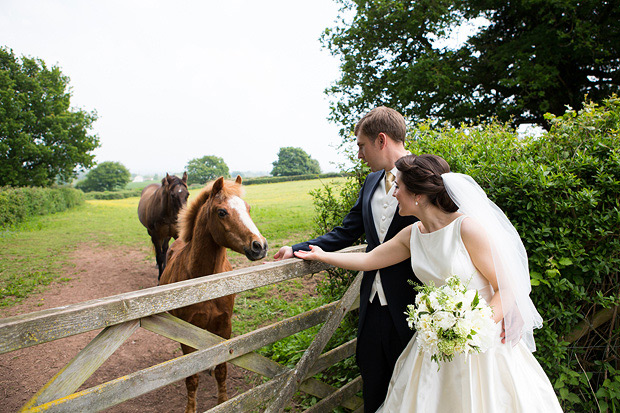 Pretty English Wedding at Home by Lily and Frank Photography // onefabday.com