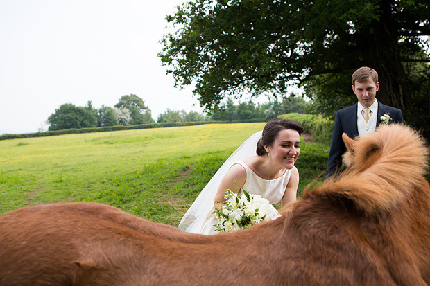 Pretty English Wedding at Home by Lily and Frank Photography // onefabday.com