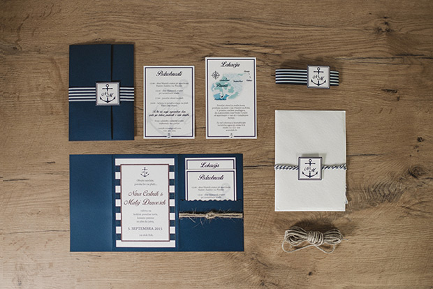 Nautical Croatia Wedding by Katja and Simon // onefabday.com