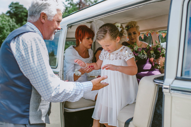 A Prettys and purple Orange Tree House wedding by Francis Meaney Photography // onefabday.com