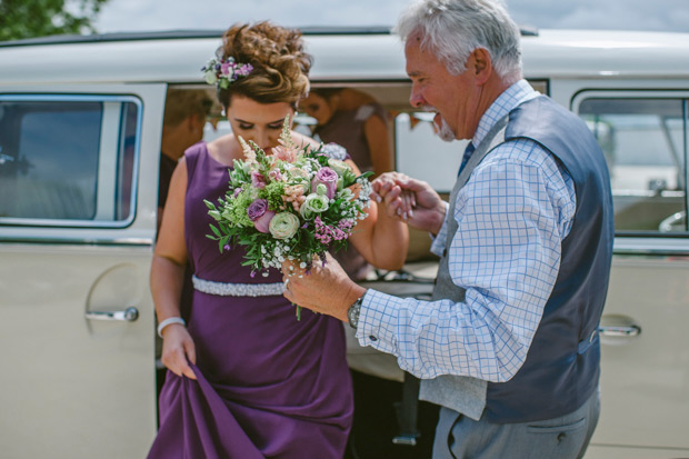 A Prettys and purple Orange Tree House wedding by Francis Meaney Photography // onefabday.com