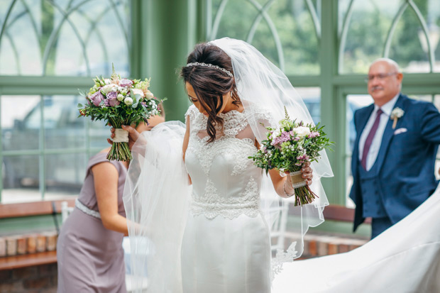 A Prettys and purple Orange Tree House wedding by Francis Meaney Photography // onefabday.com