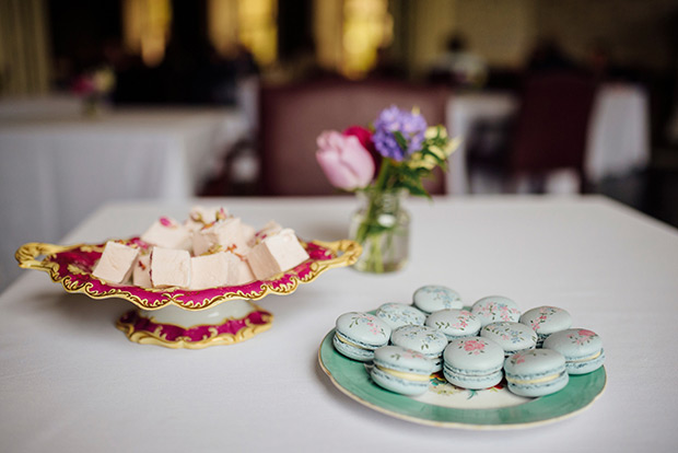 A Very Vintage Floral and Pastel Wedding at Virginia Park Lodge, Ireland // onefabday.com 