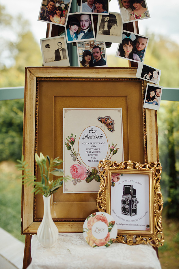 A Very Vintage Floral and Pastel Wedding at Virginia Park Lodge, Ireland // onefabday.com 