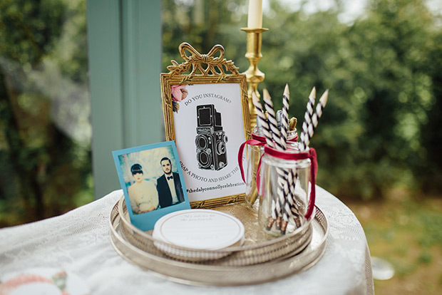 A Very Vintage Floral and Pastel Wedding at Virginia Park Lodge, Ireland // onefabday.com 