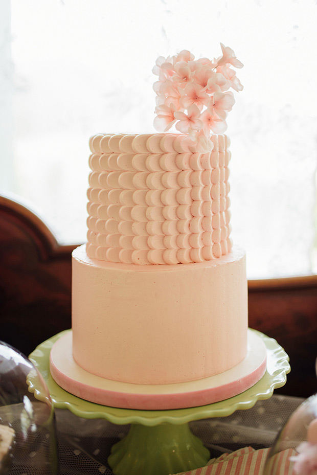 A Very Vintage Floral and Pastel Wedding at Virginia Park Lodge, Ireland // onefabday.com 